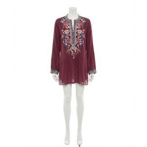 NEW JOHNNY WAS beatrix tunic in brandy